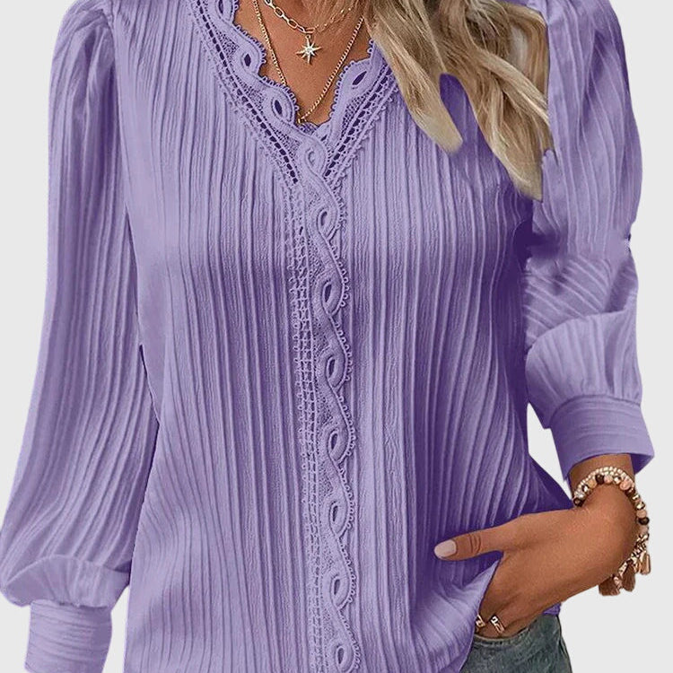 Andrea | Blouse Pullover Élégante