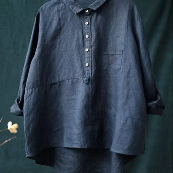 Elvie | Blouse Linne Élégante pour l'Été