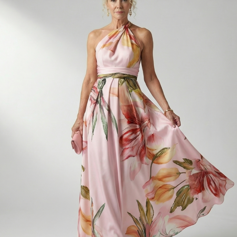 Jasmina  | Robe Maxi à Imprimé Floral Léger