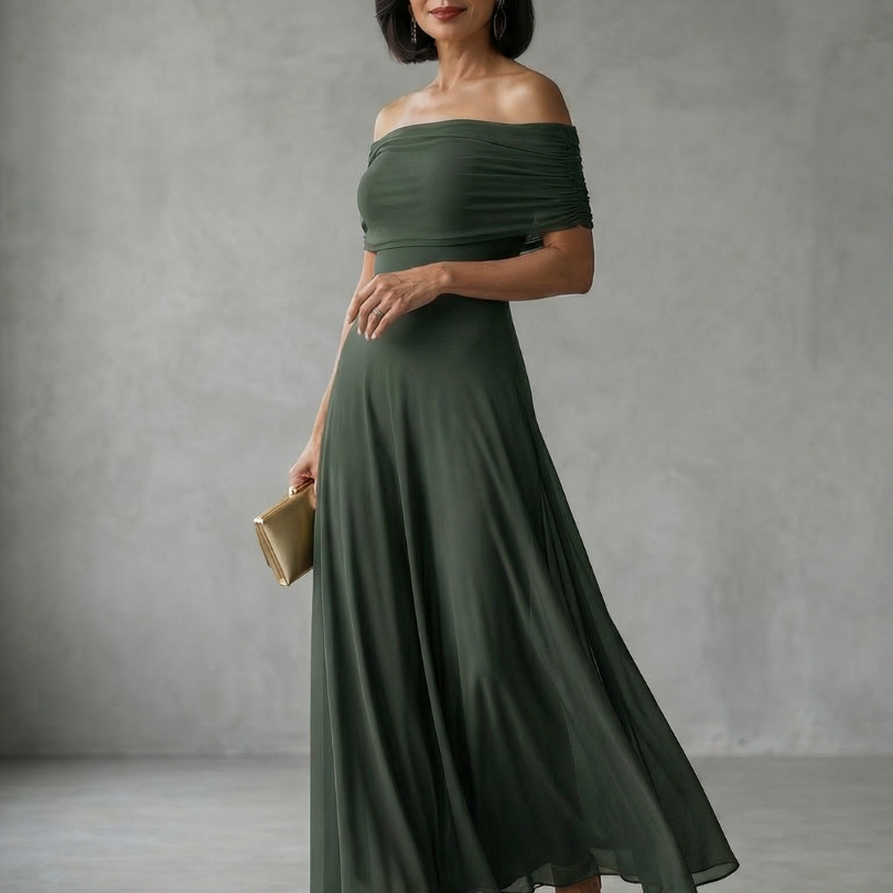 Kristina  | Robe Midi Halter