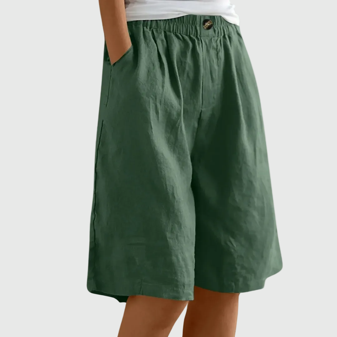 Clara – Short ample en lin
