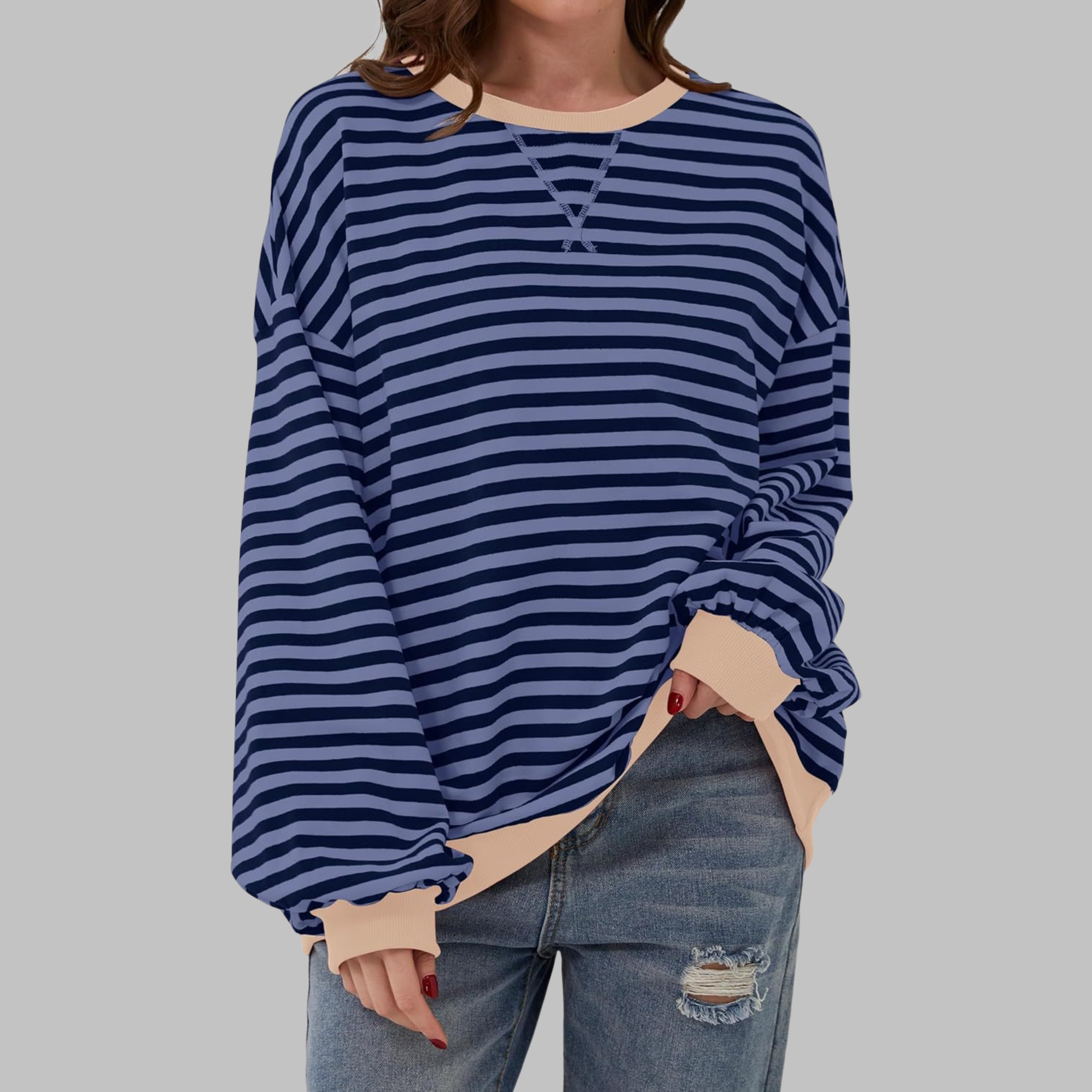 Holly | Pull Rayé