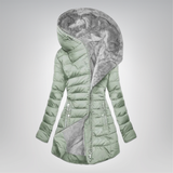 Émeraude | Manteau Douillet Doublé en Fourrure