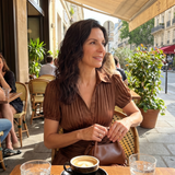 Ivana | Robe midi avec taille froncée