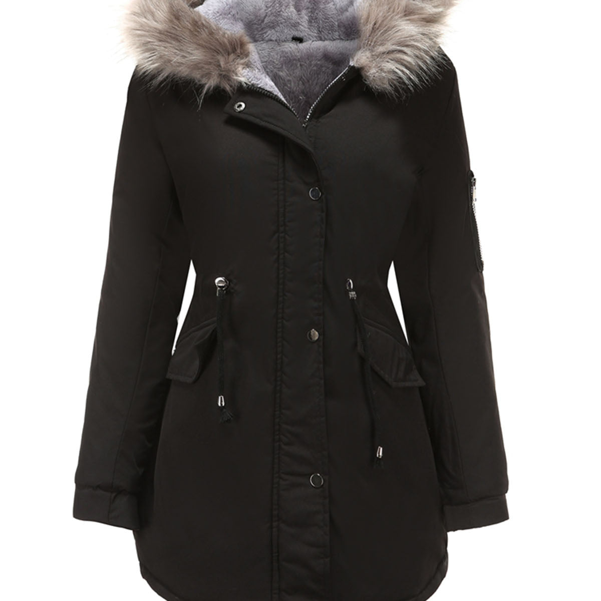 Arielle | Parka d'hiver avec doublure en fourrure douce