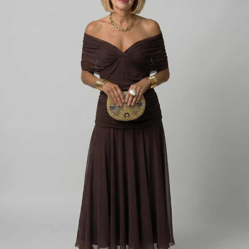 Milena  | Robe Midi Halter