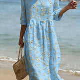 Colette – Robe décontractée à imprimé floral