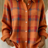 Aveline | Cardigan à Carreaux