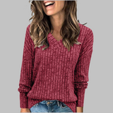 Deri | Pull Long à Col V Confortable