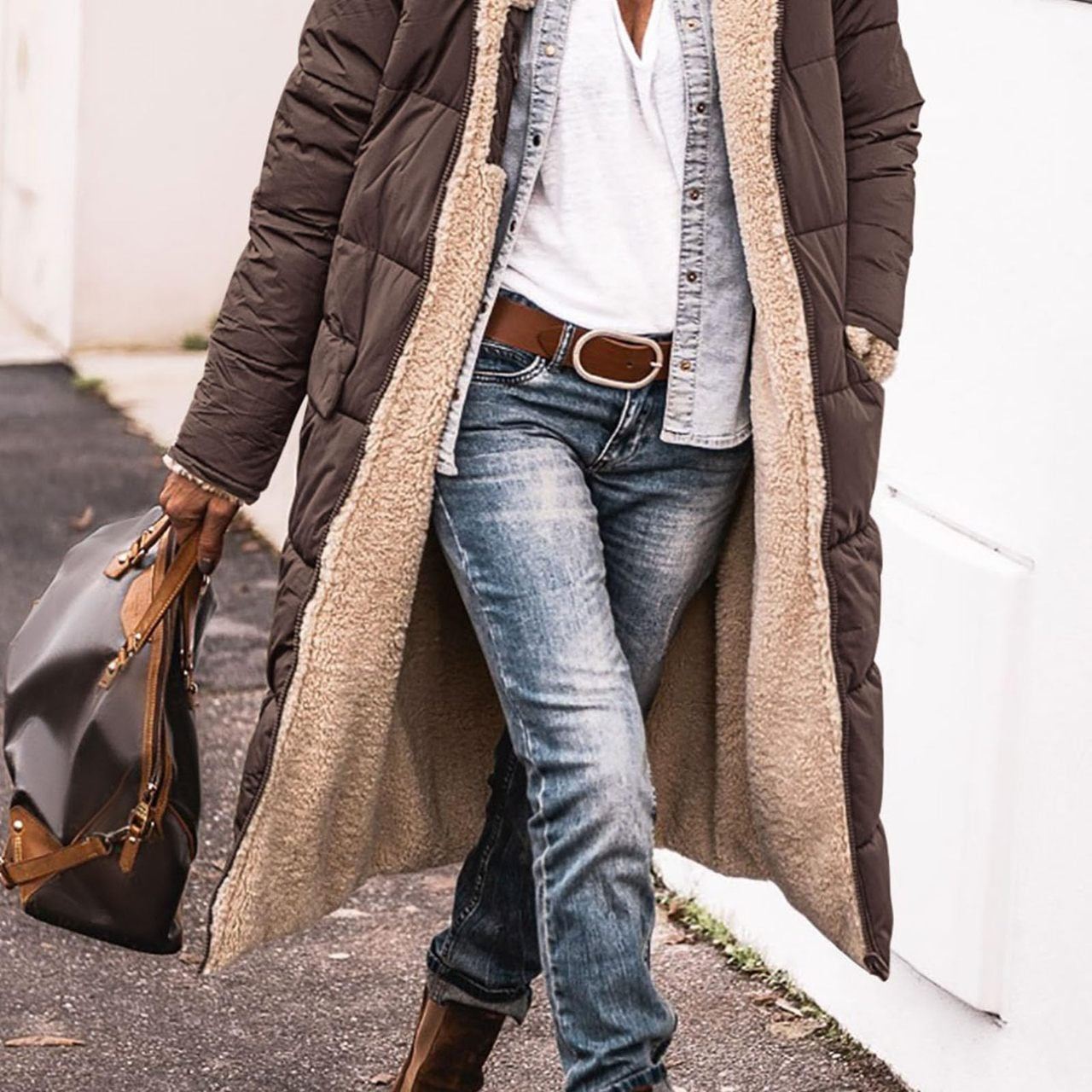 Sophia | Manteau Réversible Élégant et Confortable