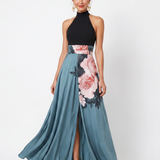 Marija | Robe Maxi à Fleurs à Bretelles