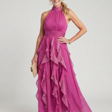 Bojana | Robe Maxi Halter avec Aide