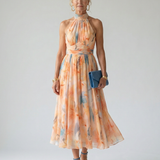 Ana| Robe Midi Halter Mekana