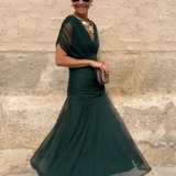 Robe Santana en Soie Élégante - Maison Claire et Sylvie
