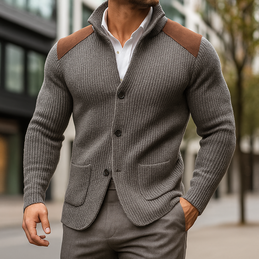 Dieter | BLAZER EN MAILLE STRUCTURÉE