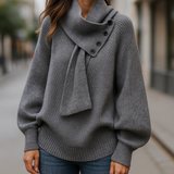 Ivora | Pull à col écharpe confortable