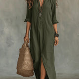 Camille – Robe maxi fluide signature