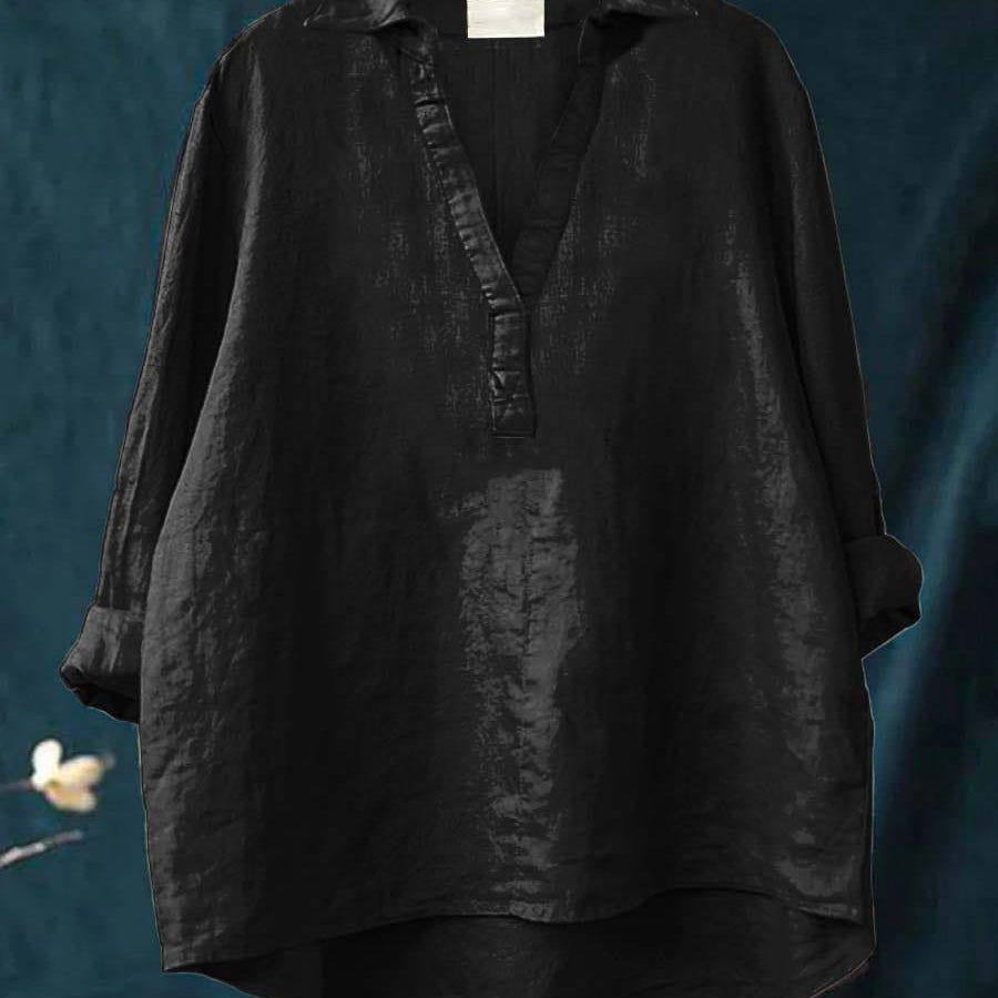 Andrea | Blouse d'été élégante en lin