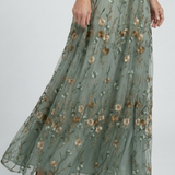 Aleksandra | Robe Maxi Halter Bloom Flow
