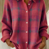 Aveline | Cardigan à Carreaux