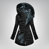 Émeraude | Manteau Douillet Doublé en Fourrure