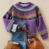Solva™ | Élégant Pull en Tricot Vintage
