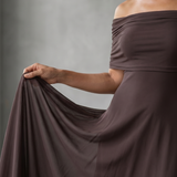 Kristina  | Robe Midi Halter