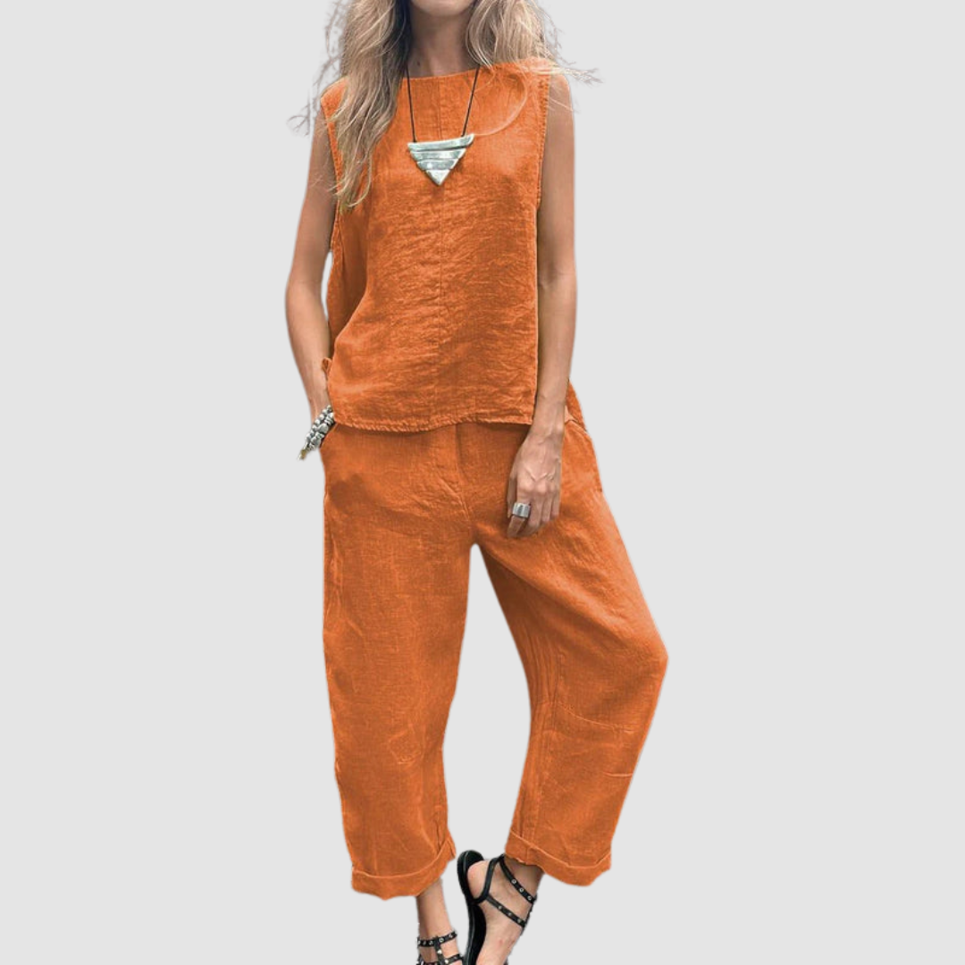 Ensemble d'été léger en deux pièces Suzette™