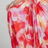 Sanja | Robe midi à une bretelle avec un haut plissé