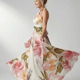 Jasmina  | Robe Maxi à Imprimé Floral Léger