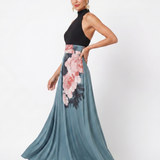 Marija | Robe Maxi à Fleurs à Bretelles