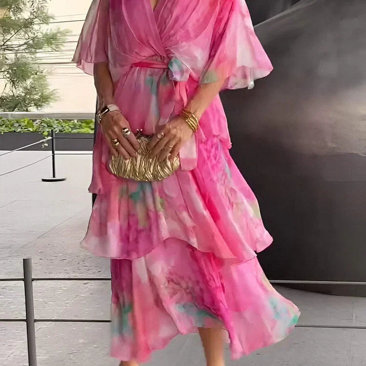 Cassia – Robe élégante en chiffon