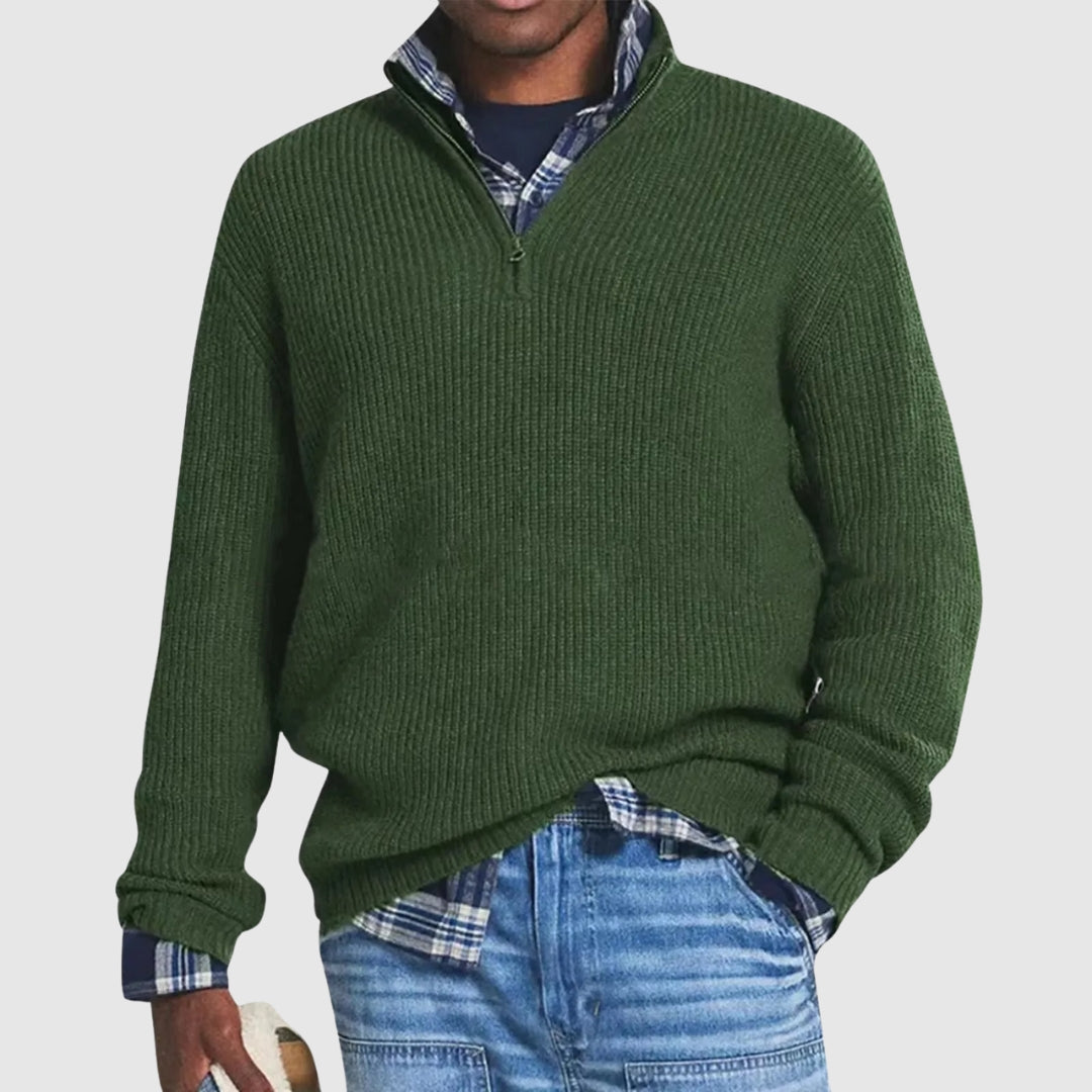 Louis™ | Pull Moderne à Quart de Zip