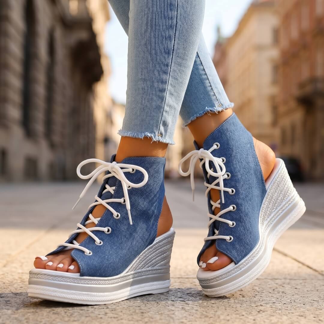 Camille – Sandales compensées élégantes