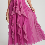 Bojana | Robe Maxi Halter avec Aide