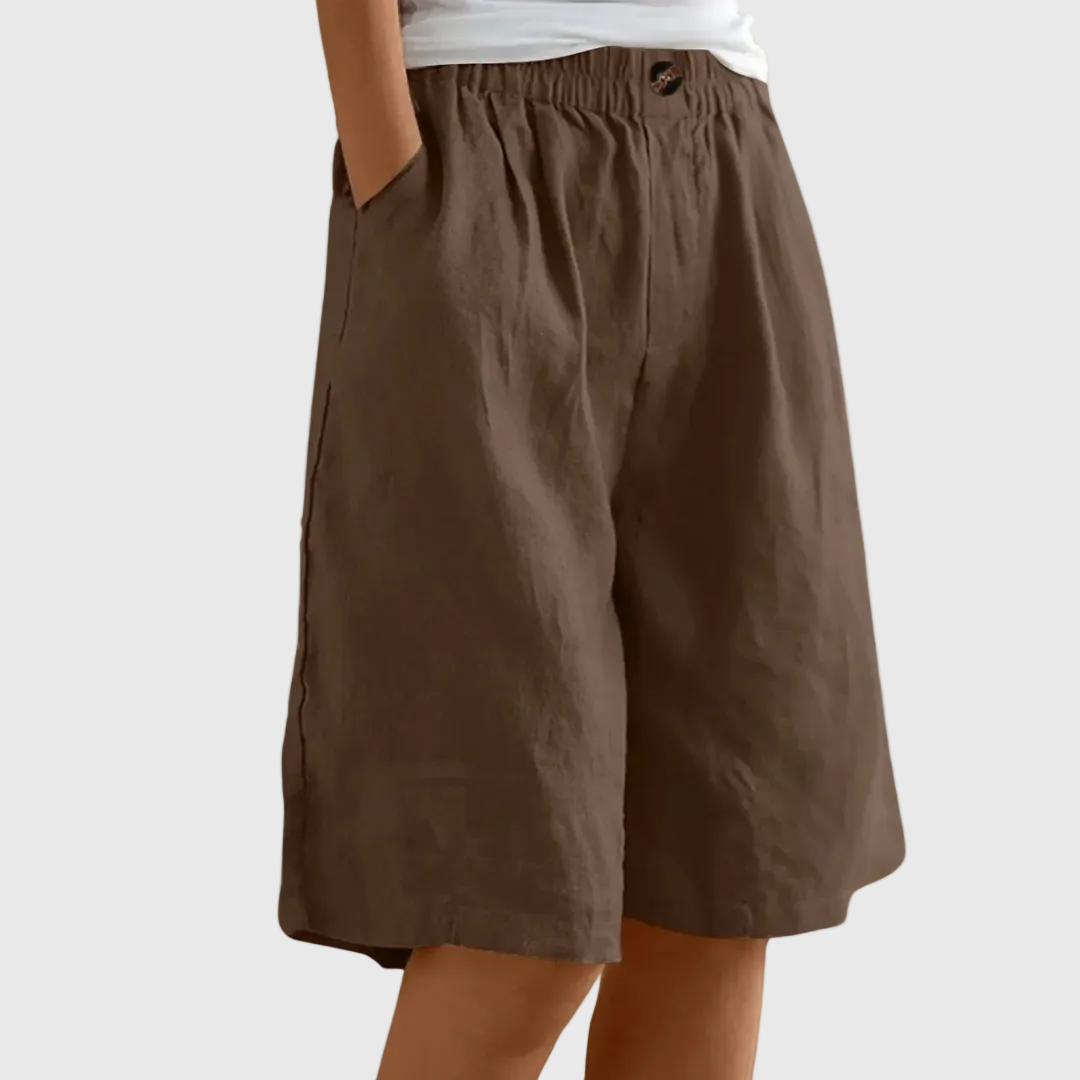 Clara – Short ample en lin