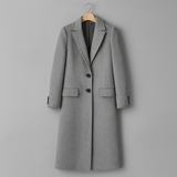 Jade | Manteau Long en Laine Élégant