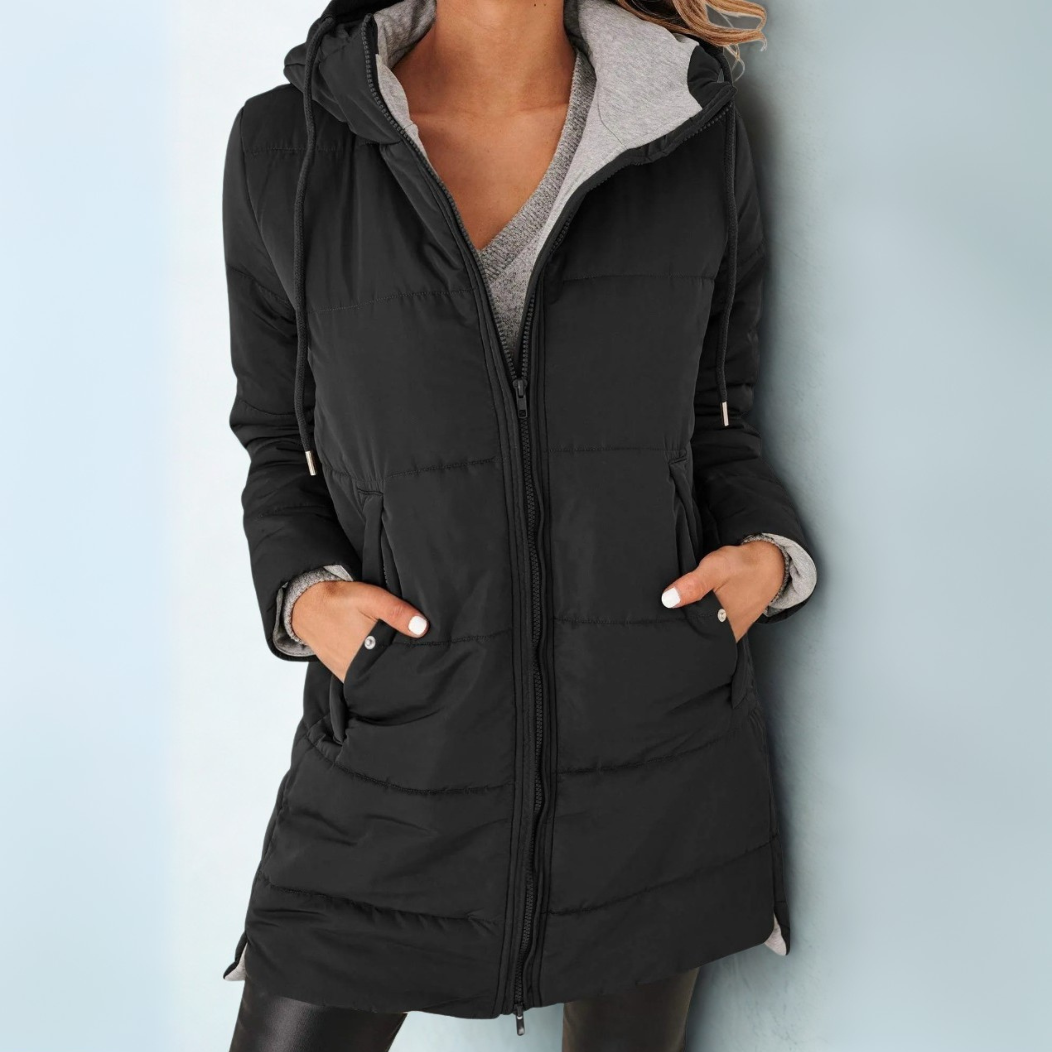 Marcelline | Veste d'hiver légère à capuche