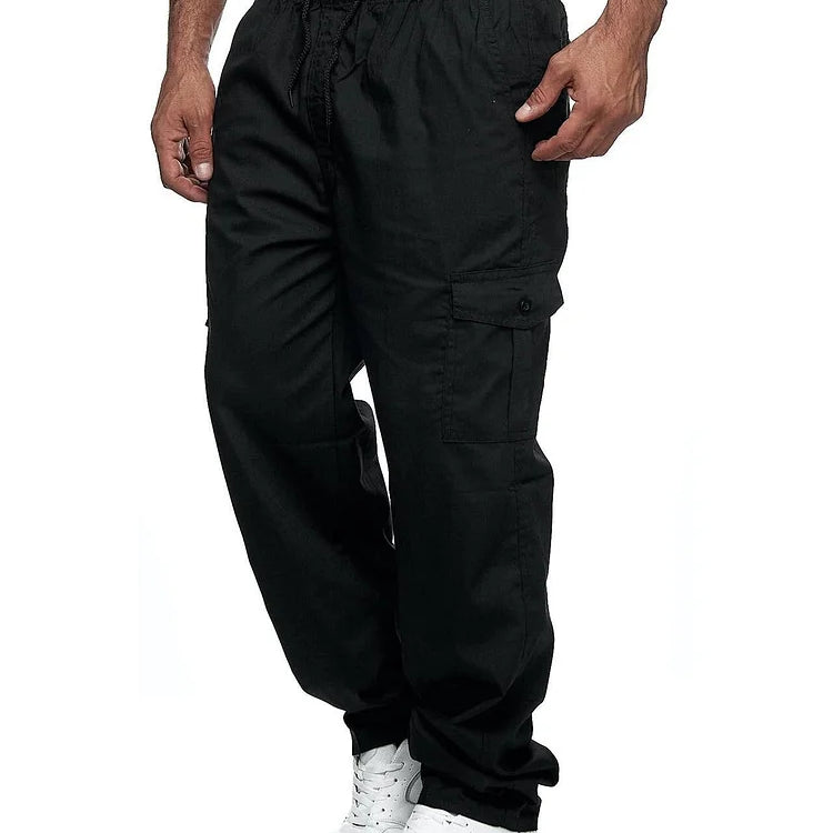 Alexander - Pantalons cargo pour homme, coupe décontractée