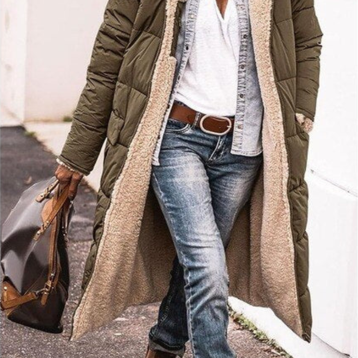 Sophia | Manteau Réversible Élégant et Confortable