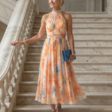 Ana| Robe Midi Halter Mekana