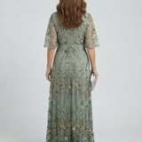Aleksandra | Robe Maxi Halter Bloom Flow
