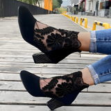 Manon – Bottines dentelle élégantes