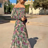 Louise | Robe Maxi de Fête Élégante à Col V