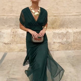 Robe Santana en Soie Élégante - Maison Claire et Sylvie