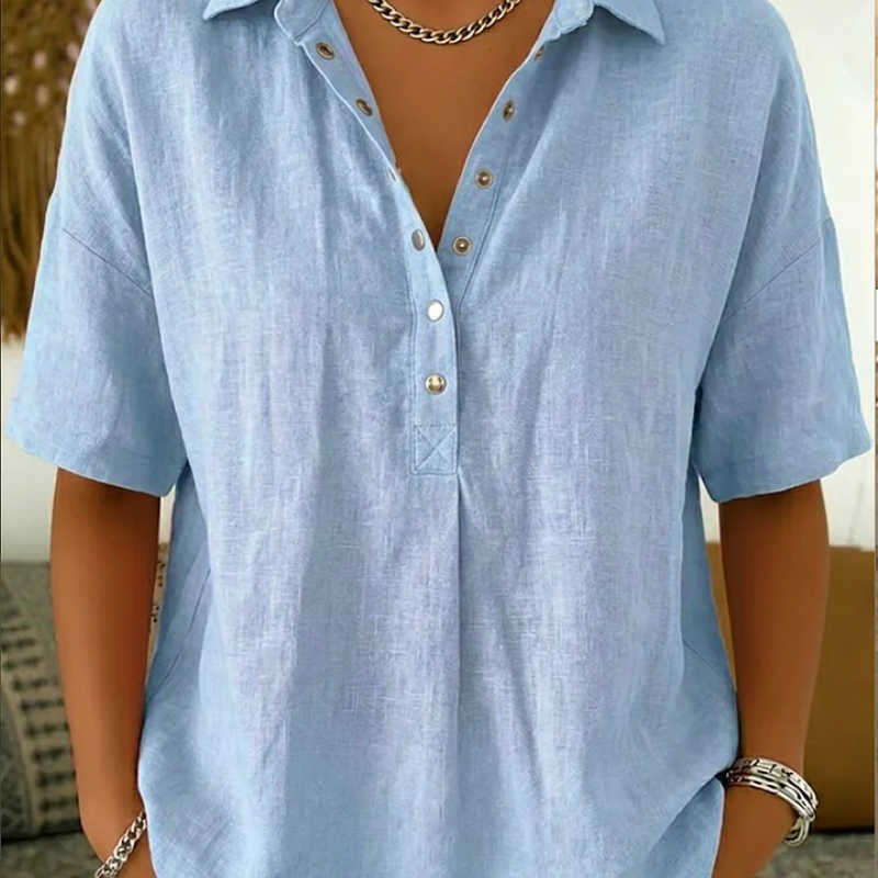 Nora – Blouse Krage Élégante