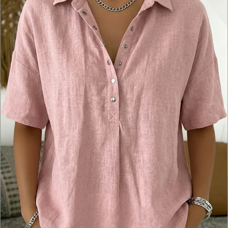 Nora – Blouse Krage Élégante