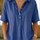 Nora – Blouse Krage Élégante