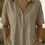 Nora – Blouse Krage Élégante