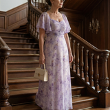 Aleksandra | Robe midi à manches flottantes